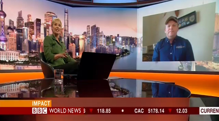 Paul Coley discusses missing woman rescued by scent kit on bbc world news