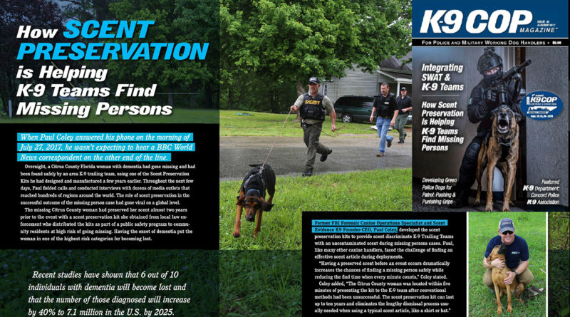 K9 Cop Scent Preservation Article