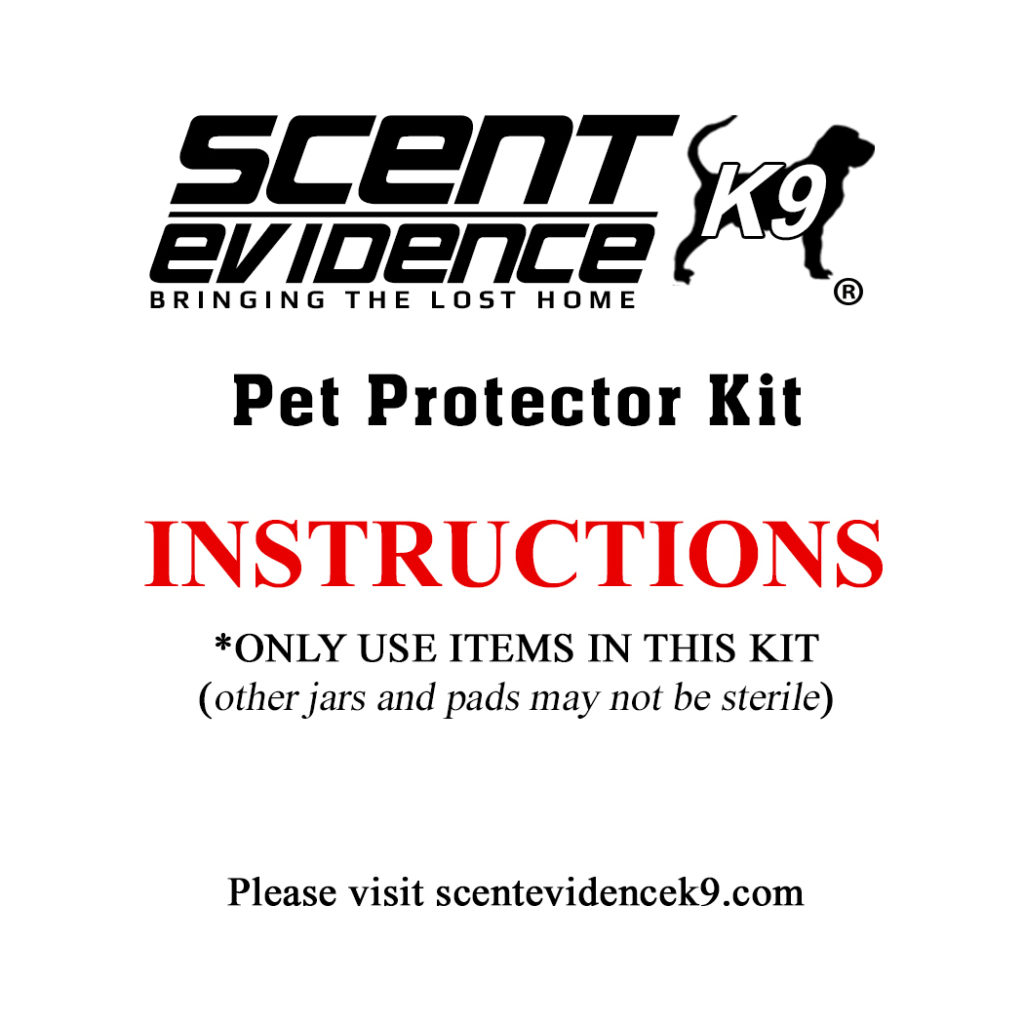 Pet Protector Kit Instructions 1