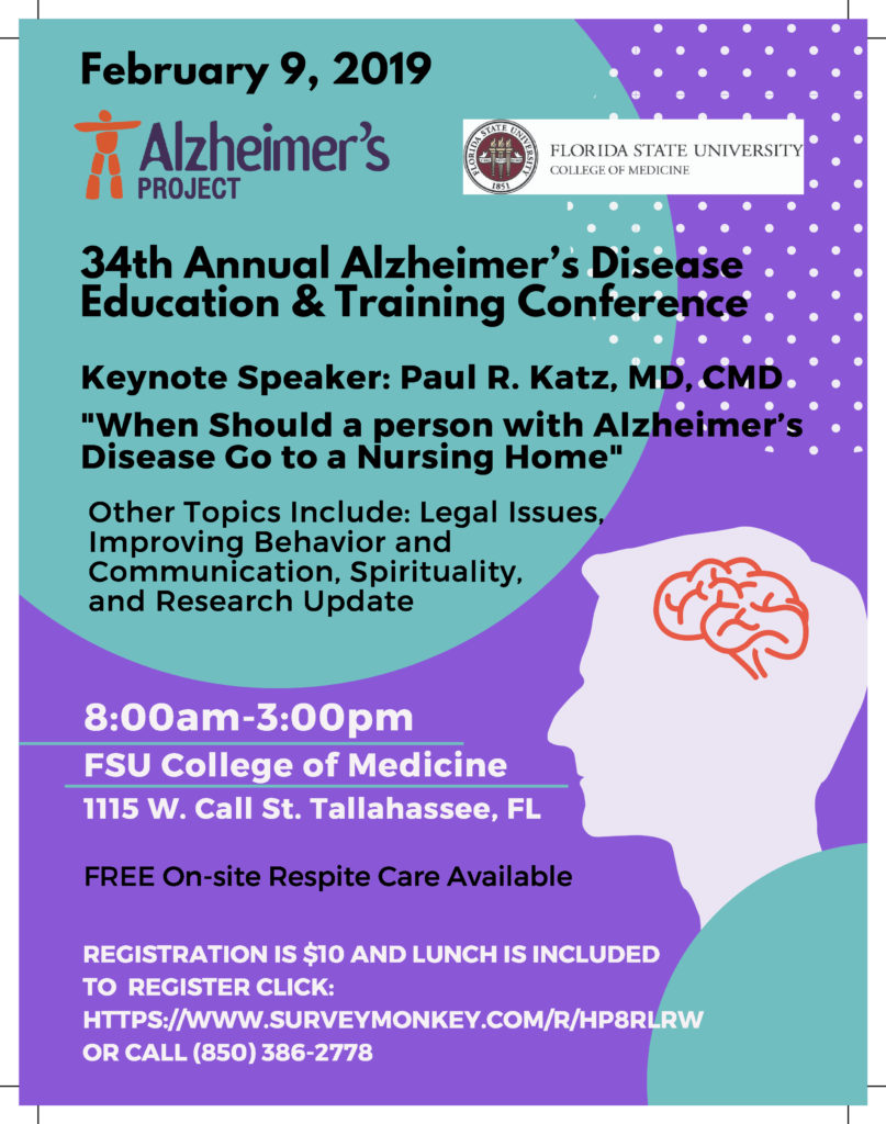 34th Annual Alzheimer’s Disease Education & Training Conference