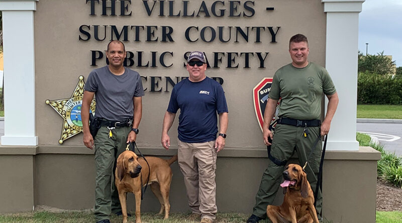 Sumter County Sheriff's Office Bloodhound Team Uses Scent to find missing child