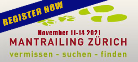 Mantrailing Zurich Seminar with Paul Coley November 11-14 2021