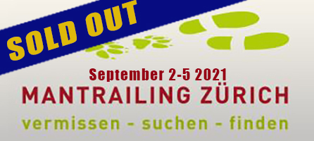 Mantrailing Zurich Seminar with Paul Coley September 2-5 2021 SOLD OUT