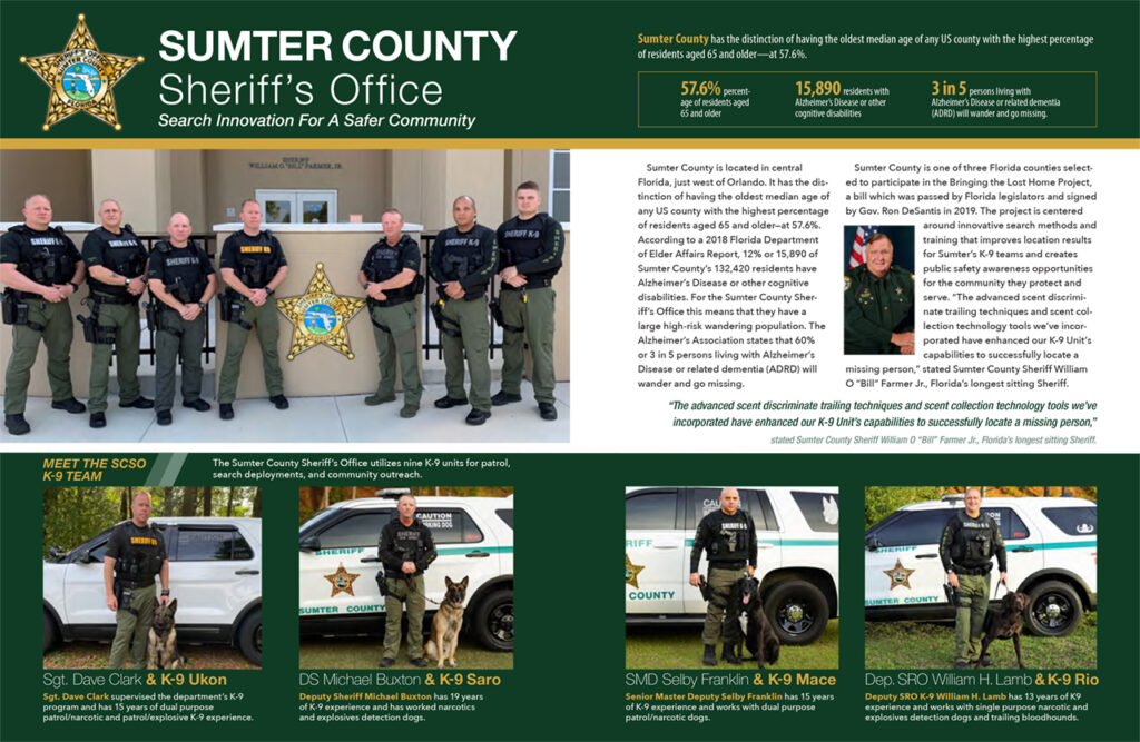 Sumter County Sheriff's Office K9 Cop Magazine Feature