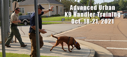 Advanced Urban K9 Training Oct 18-21