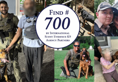 Scent Evidence K9 Partners Achieve 700th Find