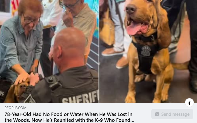 People Magazine article of Lee County Sheriff's Office Missing Man Recovery