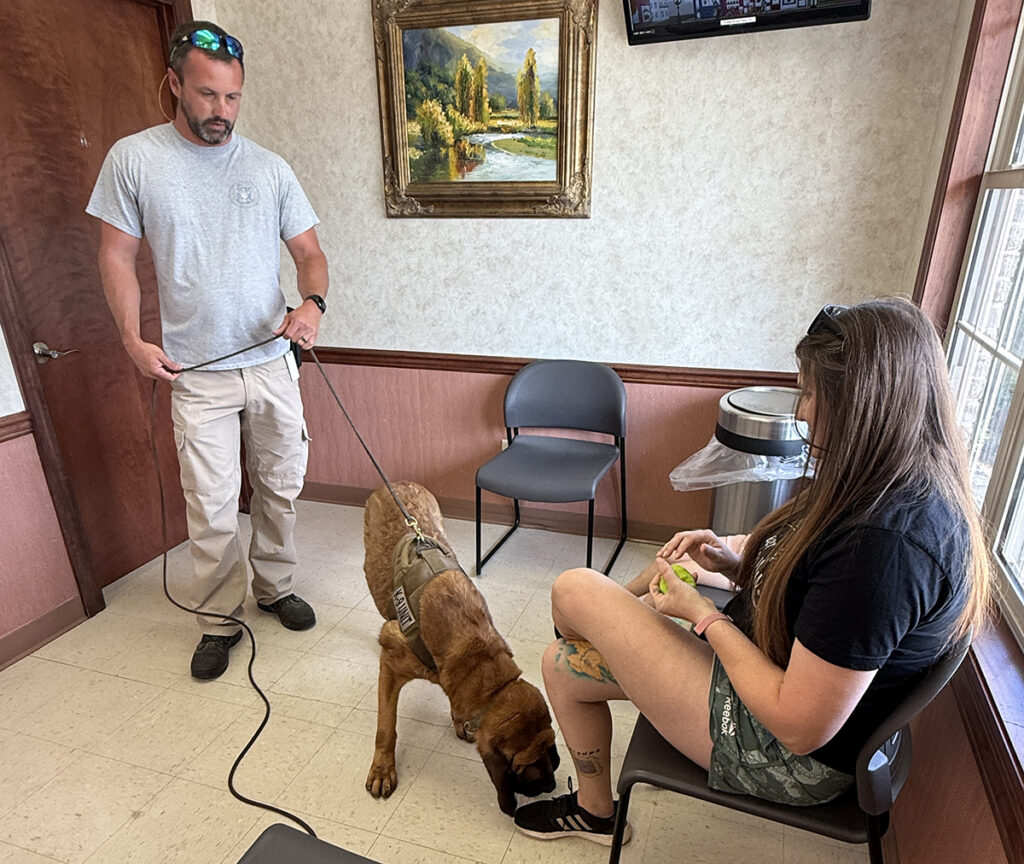 Bedford Co EMA Hosts Scent Discriminate K9 Training