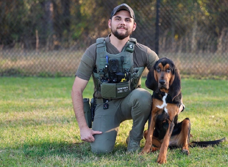 St. Johns County Sheriff's Office - Dep. Garrett Shaughnessy and K9 Rex.