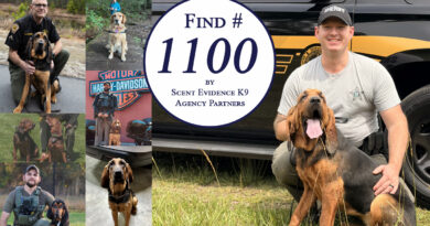 Find #1100 for Scent Evidence K9 Partners